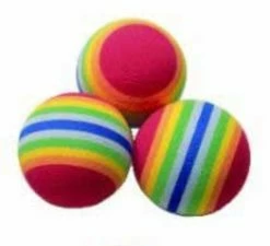Brand Fusion Golfers Club Striped Solid Practice Balls