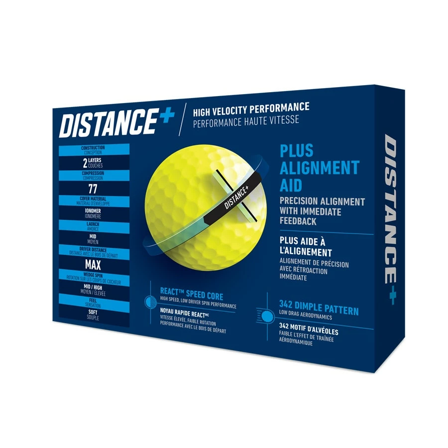 TaylorMade Distance+ Yellow - Image 2