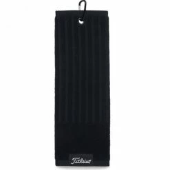 Titleist Trifold Cart Towel (Black)