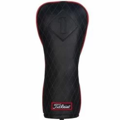 Titleist Leather Driver Head Cover Jet Black