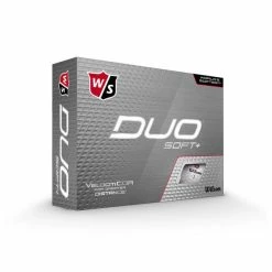 Wilson Staff DUO SOFT+ Golf Balls 12 Pack White
